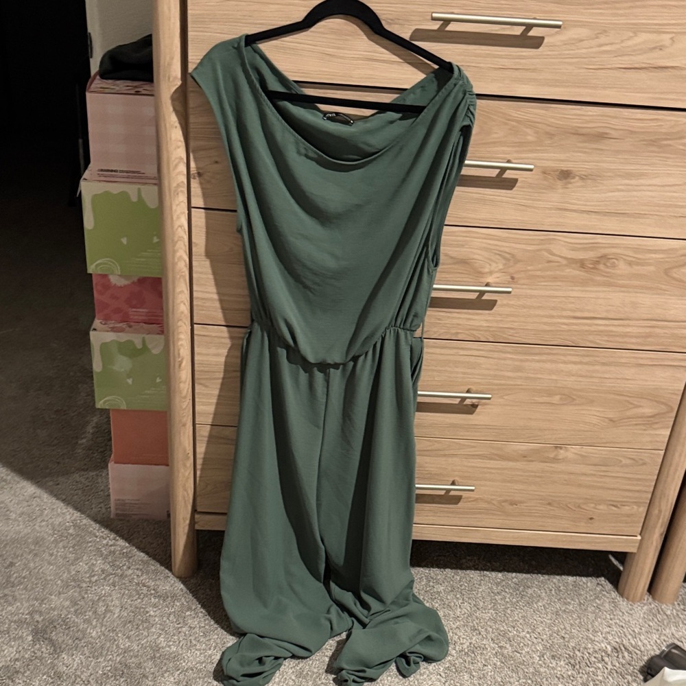 Zara Forest Green Top